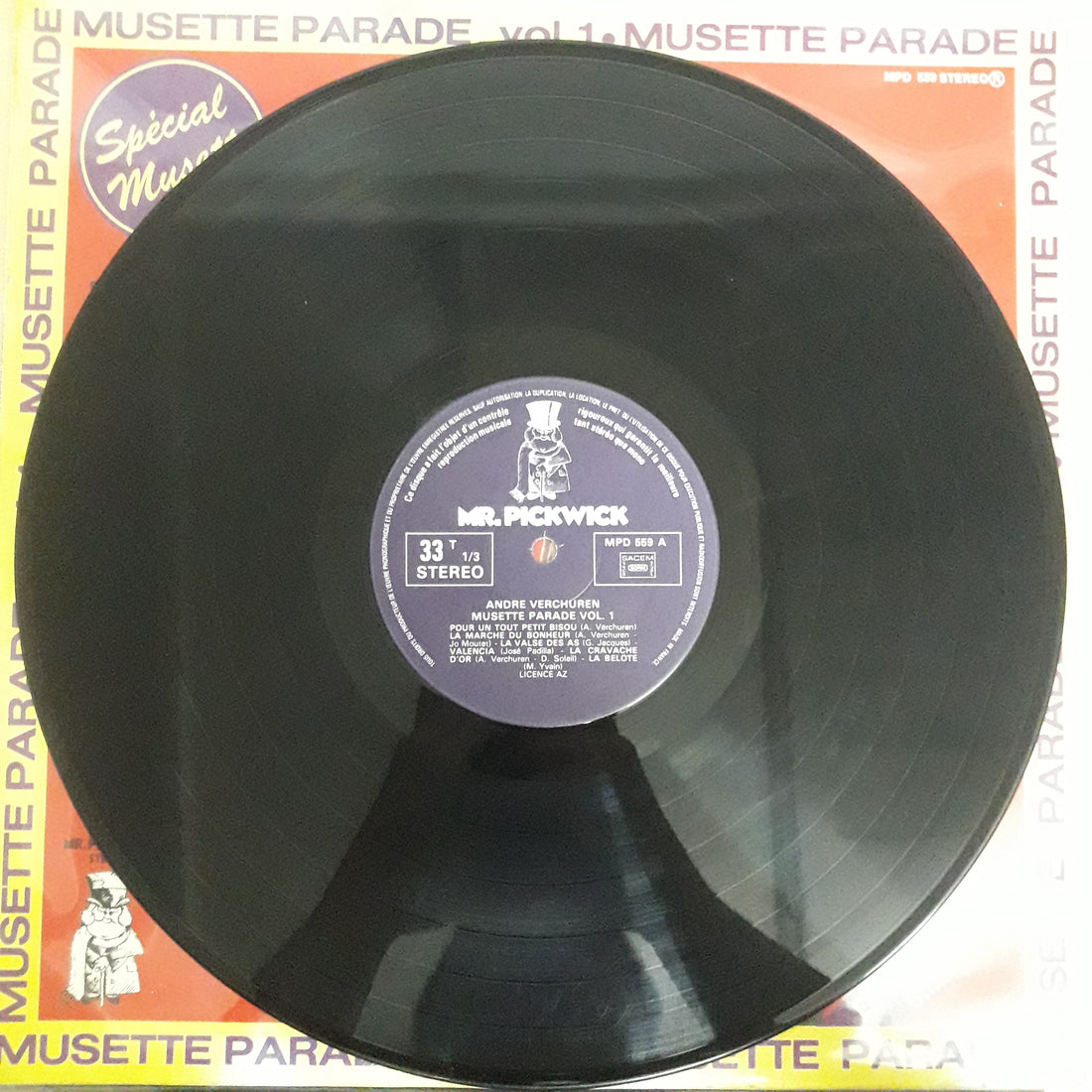 แผ่นเเสียง André Verchuren - Musette Parade_ Vol.1 Vinyl G