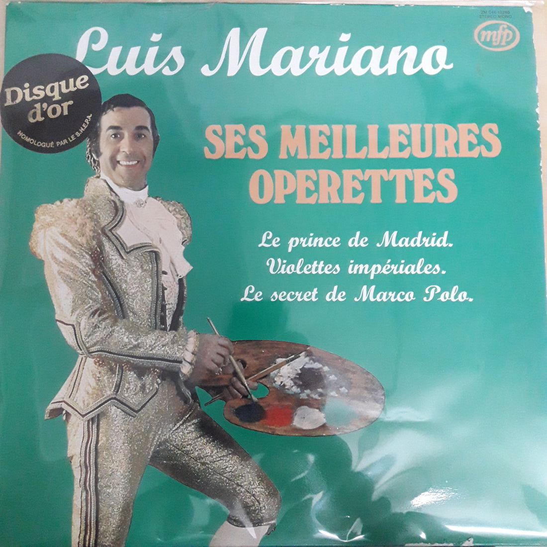 แผ่นเเสียง Luis Mariano - Ses Meilleures Operettes Vinyl VG+