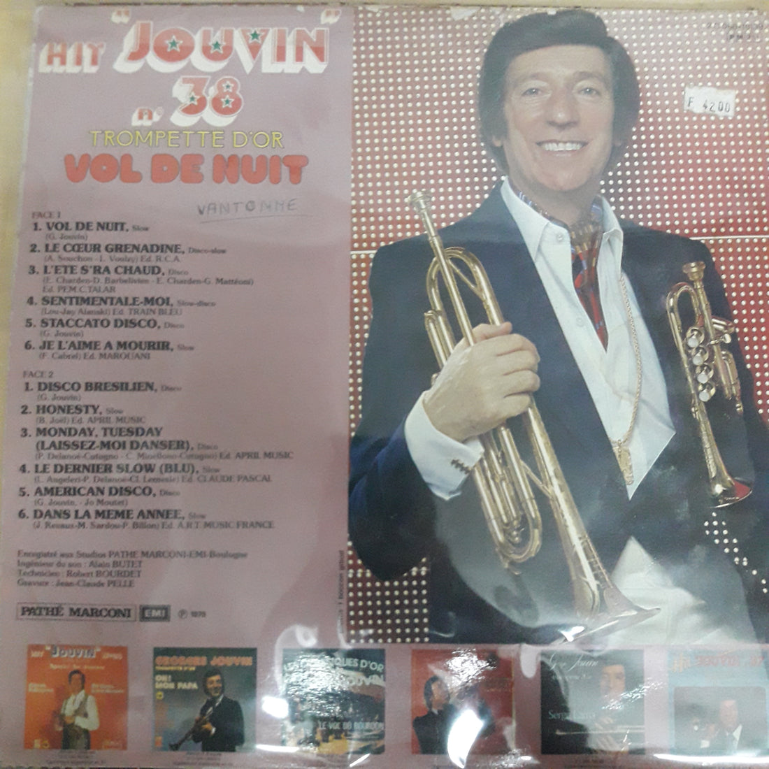 แผ่นเสียง Georges Jouvin - Hit "Jouvin" N°38 Trompette D'or Vinyl G