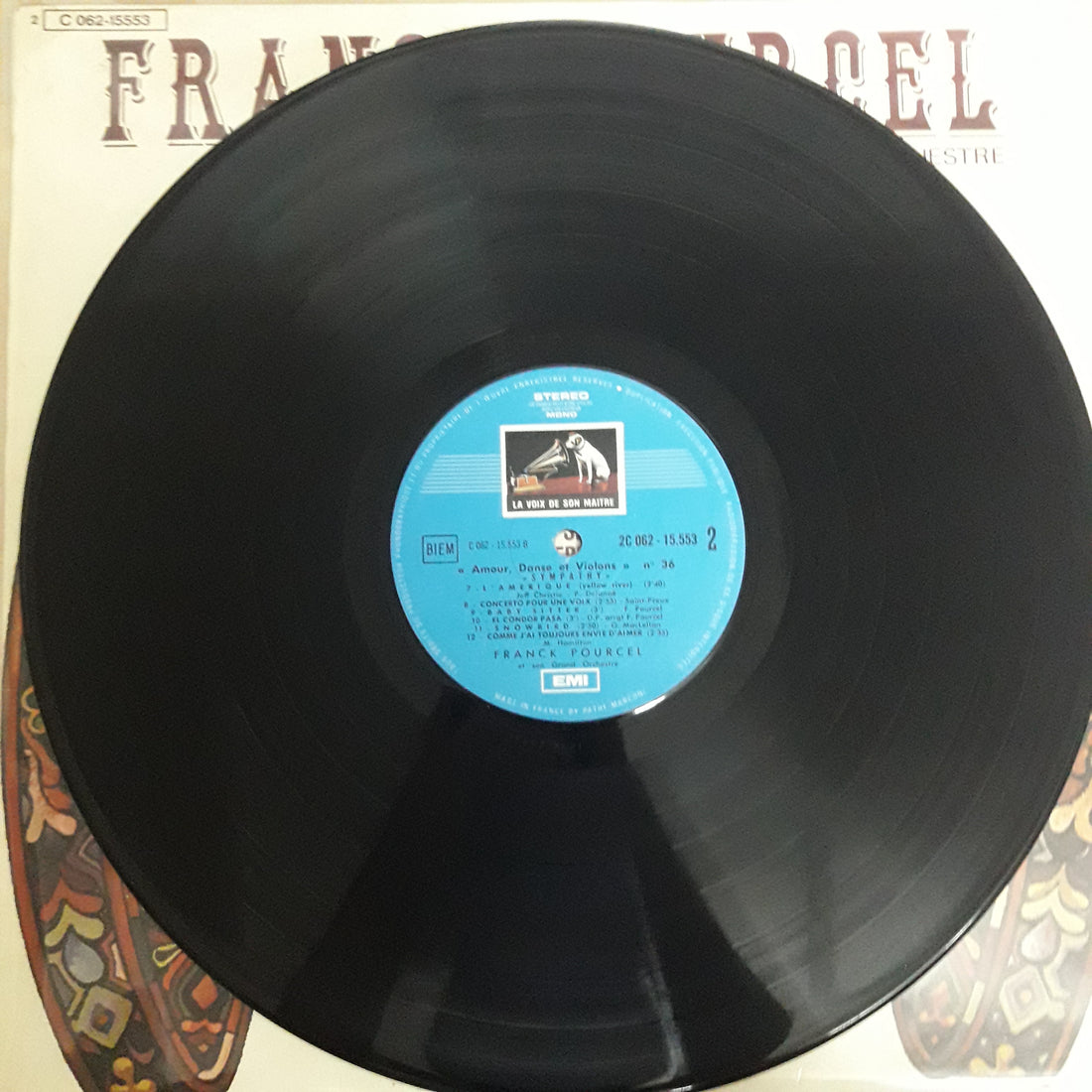 แผ่นเสียง Franck Pourcel Et Son Grand Orchestre - Sympathy Vinyl VG+