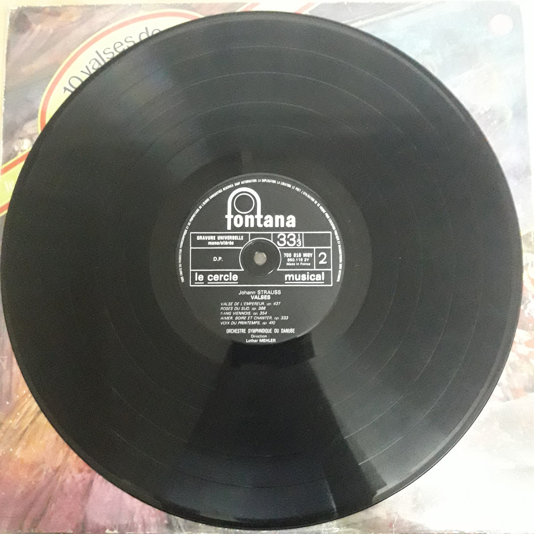 แผ่นเสียง Johann Strauss Jr. - 10 Valses De Strauss Vinyl G+