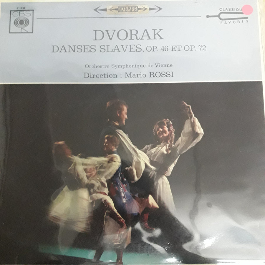 แผ่นเสียง Antonín Dvořák, Wiener Symphoniker, Mario Rossi - Danses Slaves, Op. 46 Et Op. 72 Vinyl VG+