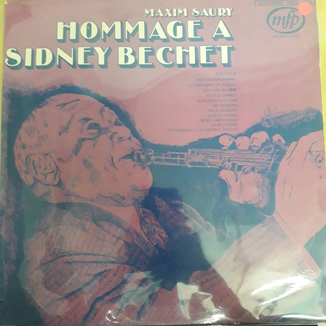 แผ่นเสียง Maxim Saury - Hommage A Sidney Bechet Vinyl VG+