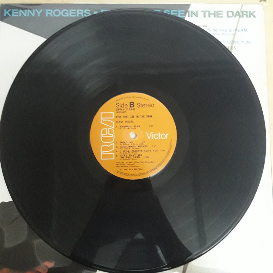 แผ่นเสียง Kenny Rogers - Eyes That See In The Dark Vinyl VG+