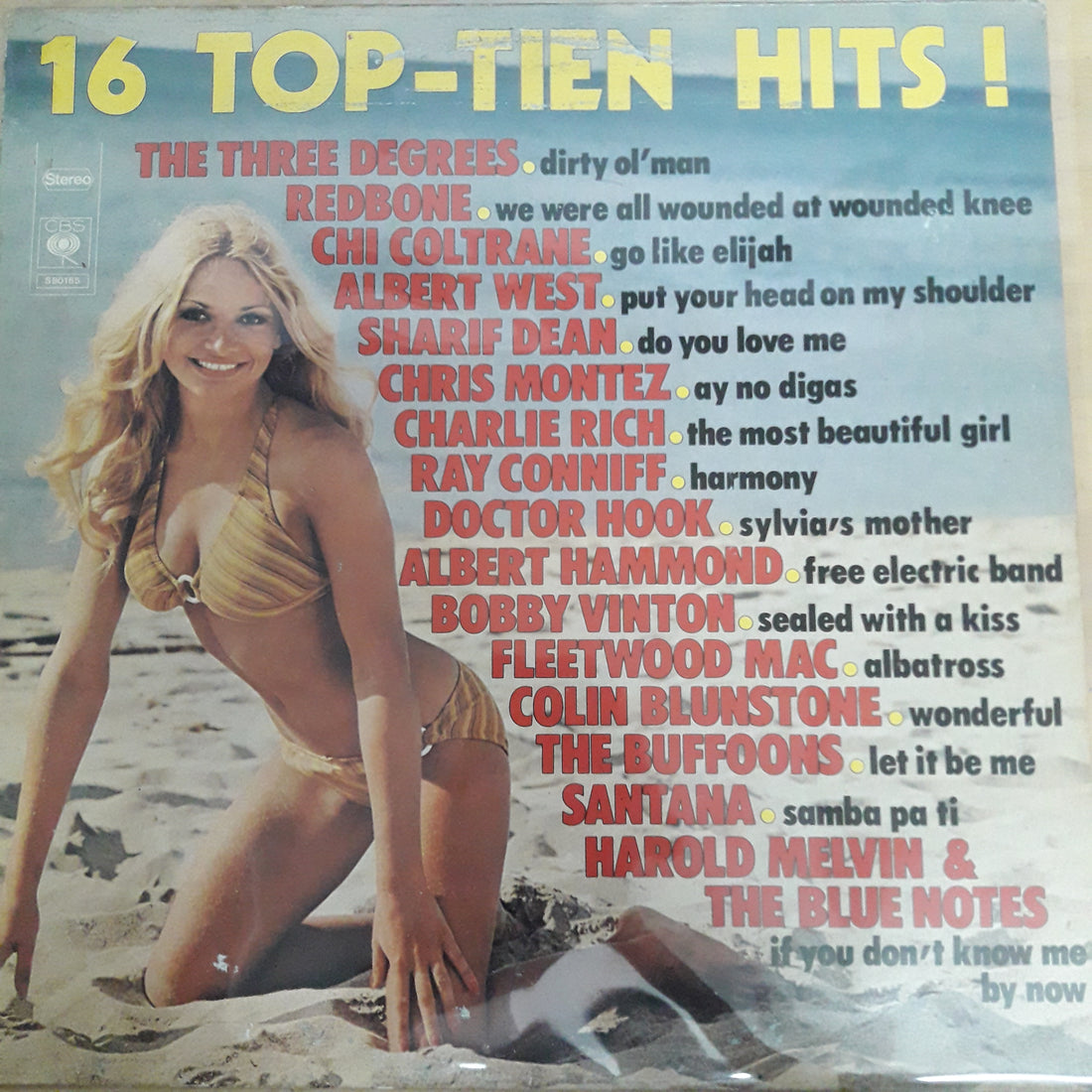 แผ่นเสียง Various - 16 Top-Tien Hits! Vinyl VG+