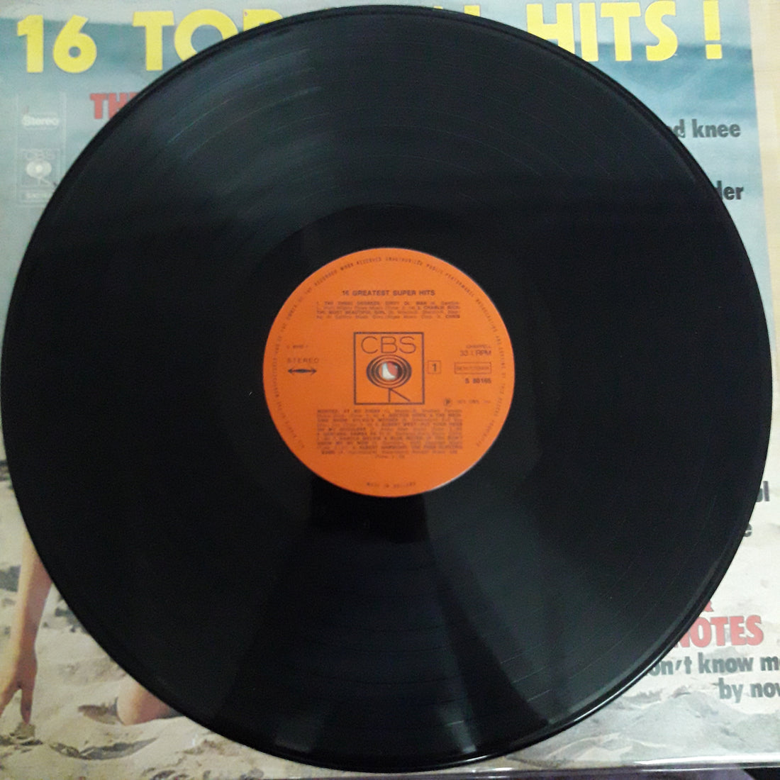 แผ่นเสียง Various - 16 Top-Tien Hits! Vinyl VG+