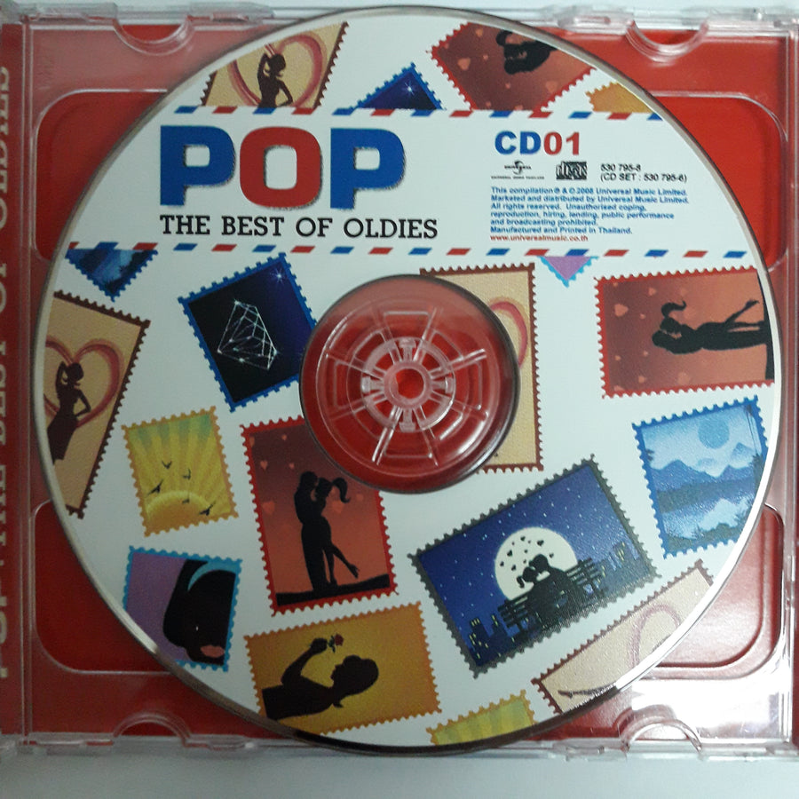 ซีดี Various - Pop The Best Of Oldies CD VG+ 2CDs