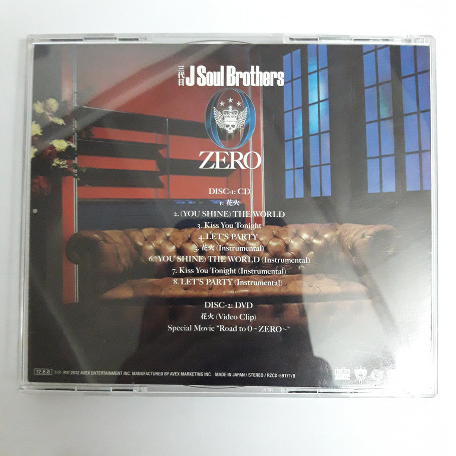 ซีดี J Soul Brothers - 0 Zero CD VG+ 2CDs