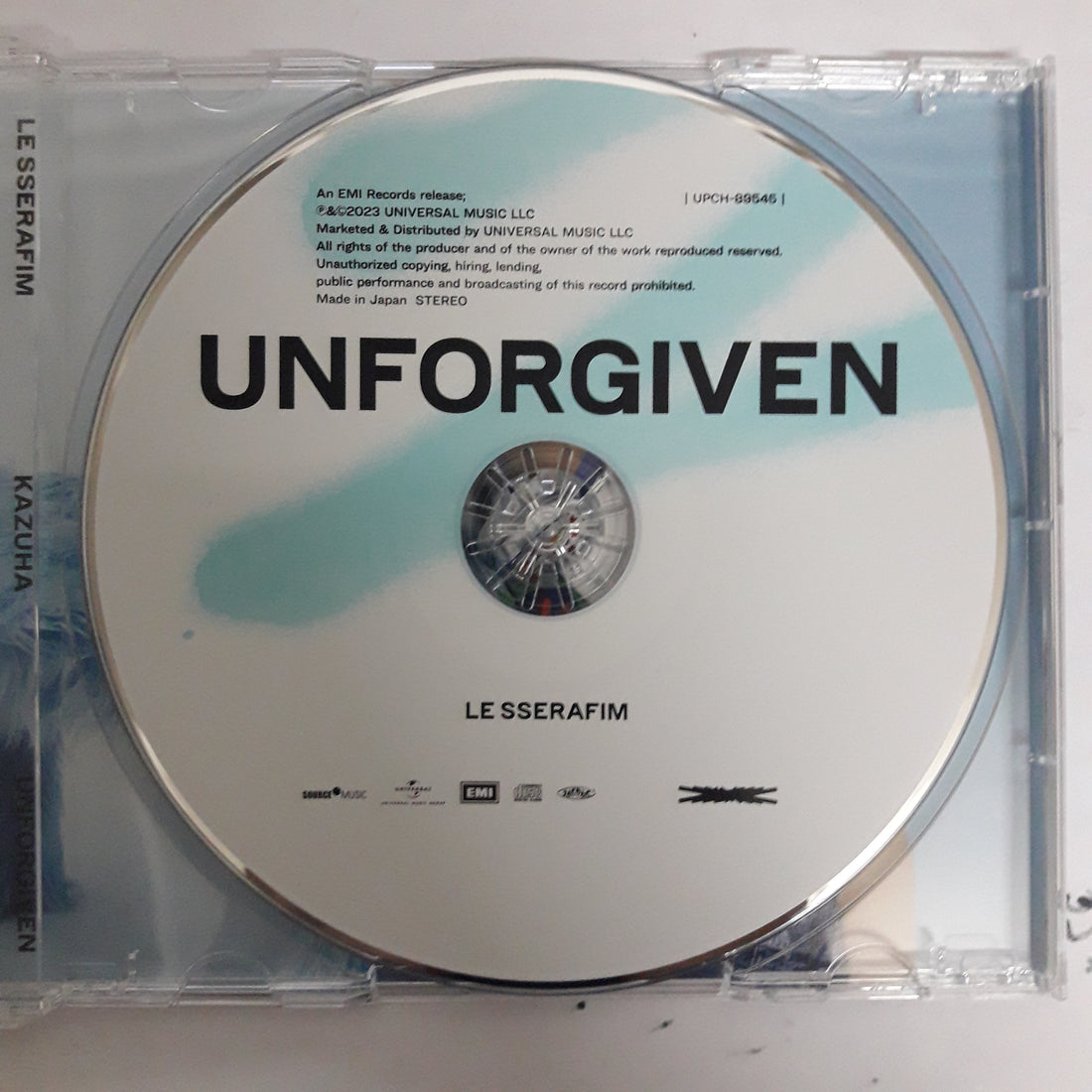 ซีดี Le Sserafim - Unforgiven Kazuha CD VG+