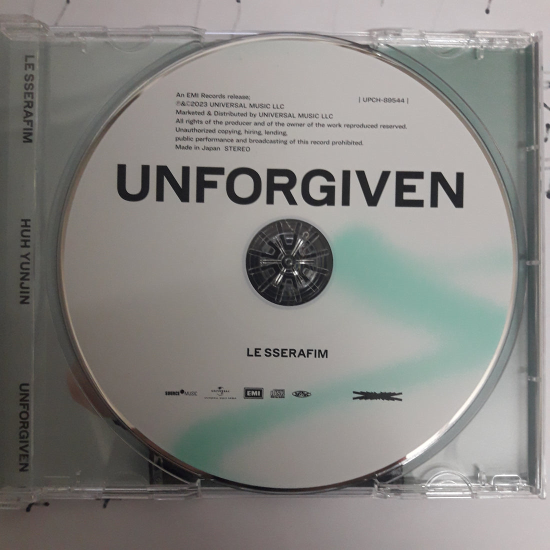 ซีดี Le Sserafim - Unforgiven Kazuha CD VG+