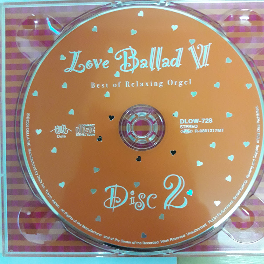 ซีดี Various - Love Ballad Best Of Relaxing Orgel CD VG 2CDs