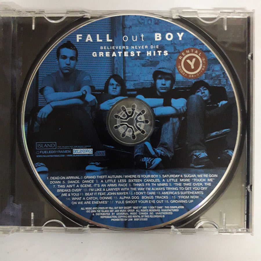 ซีดี Fall Out Boy - Believers Never Die Greatest Hits CD VG