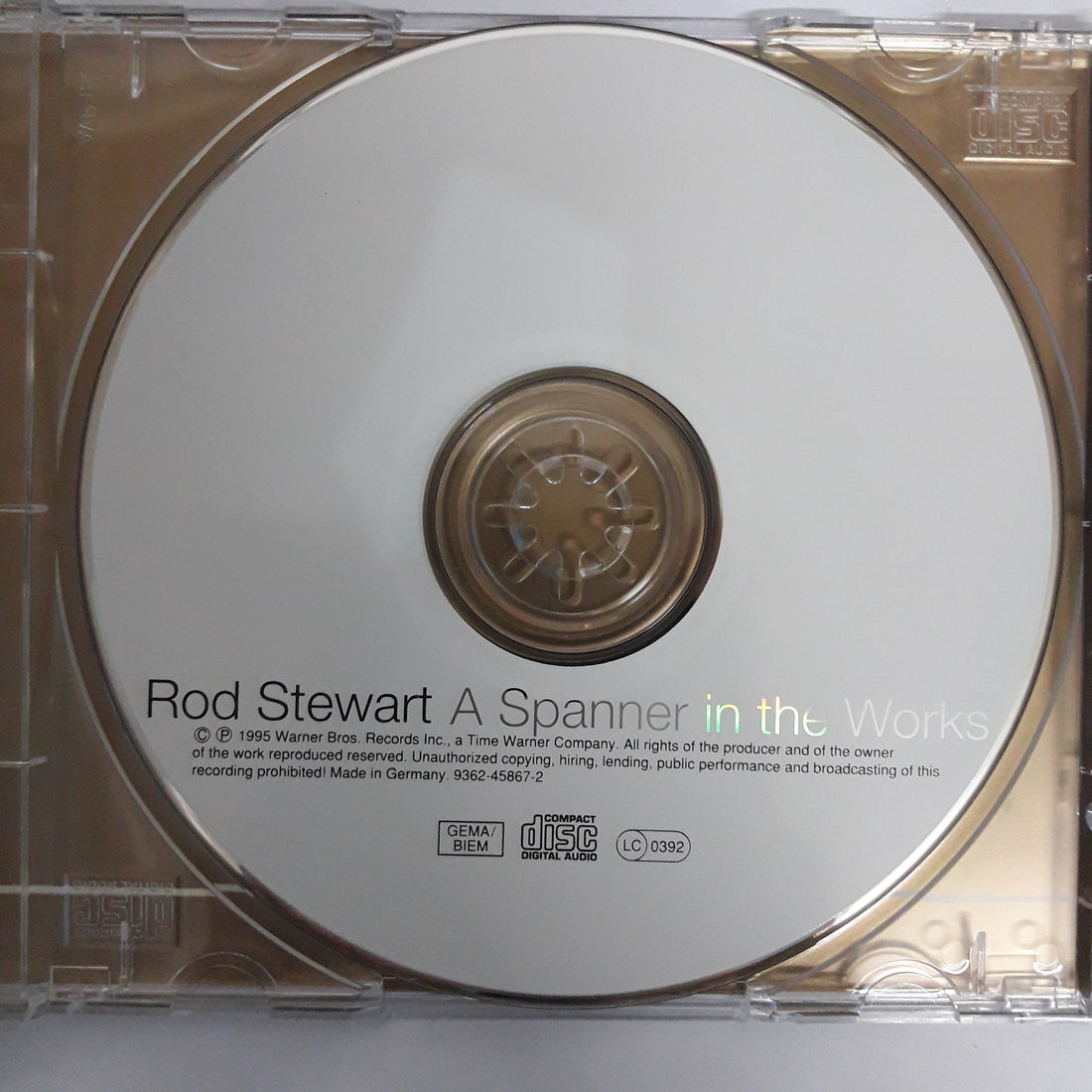 ซีดี Rod Stewart - A Spanner In The Works CD VG+