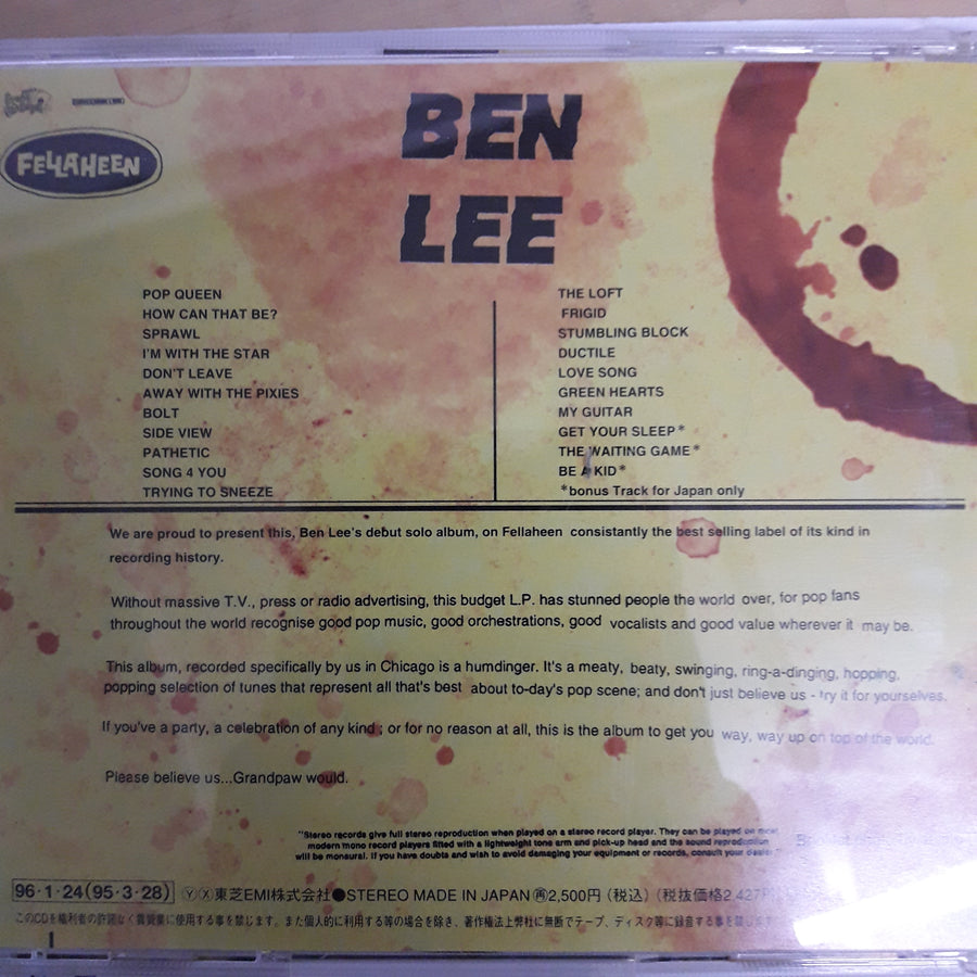 ซีดี Ben Lee - Grandpaw Would CD VG+