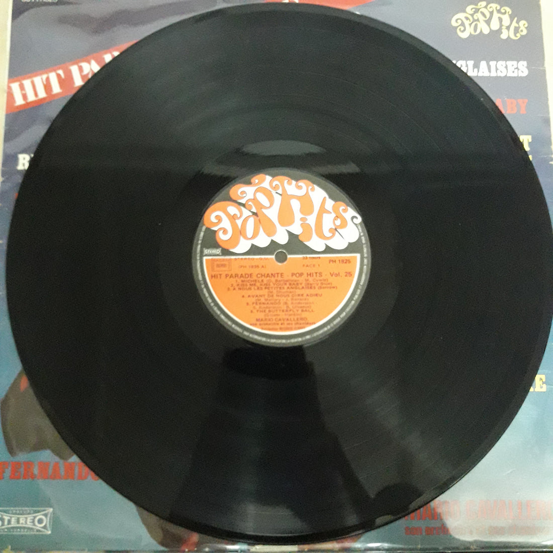 แผ่นเสียง Mario Cavallero Et Son Orchestre - Hit Parade Chante - Pop Hits - Vol 25 Vinyl VG