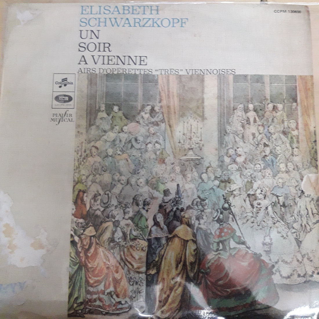 แผ่นเสียง Elisabeth Schwarzkopf - Un Soir A Vienne - Airs D'Opérettes "Très" Viennoises Vinyl VG