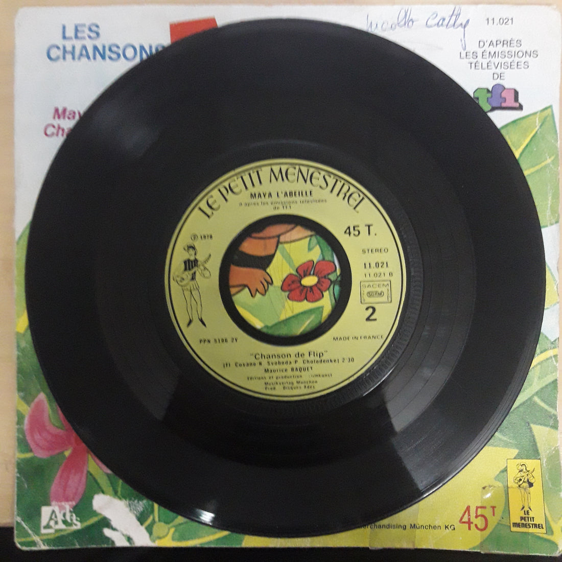 แผ่นเสียง Various - Les Chansons De Maya L'abeille D'après Les Emissions Télévisées De Tf1 Vinyl VG