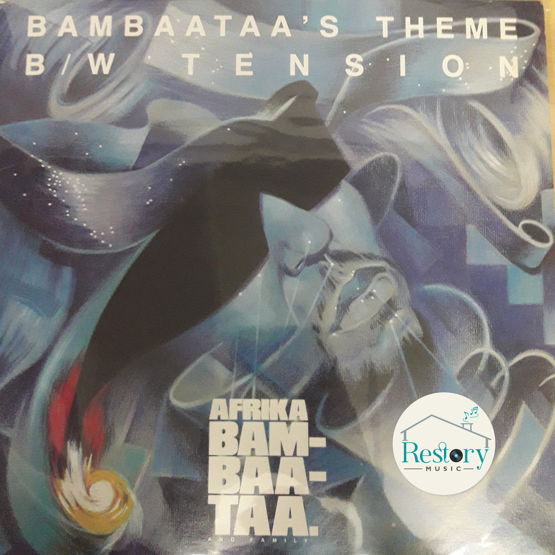 แผ่นเสียง Afrika Bambaataa & Family – Bambaataa's Theme B/W Tension Vinyl VG+
