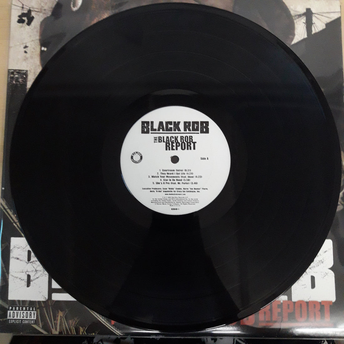 แผ่นเสียง Black Rob - The Black Rob Report Vinyl VG+ 2LPs