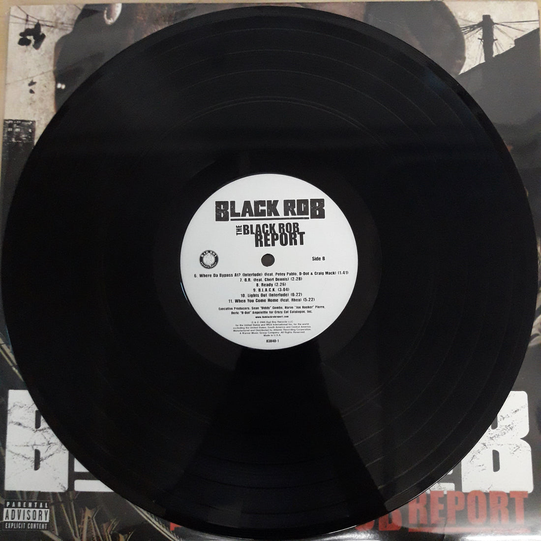 แผ่นเสียง Black Rob - The Black Rob Report Vinyl VG+ 2LPs