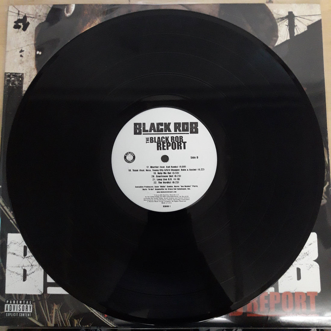 แผ่นเสียง Black Rob - The Black Rob Report Vinyl VG+ 2LPs