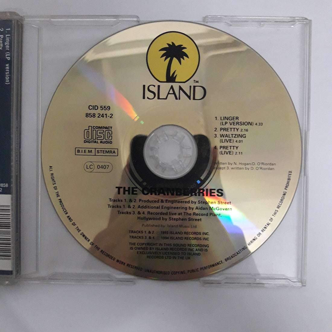 ซีดี The Cranberries - Linger CD VG