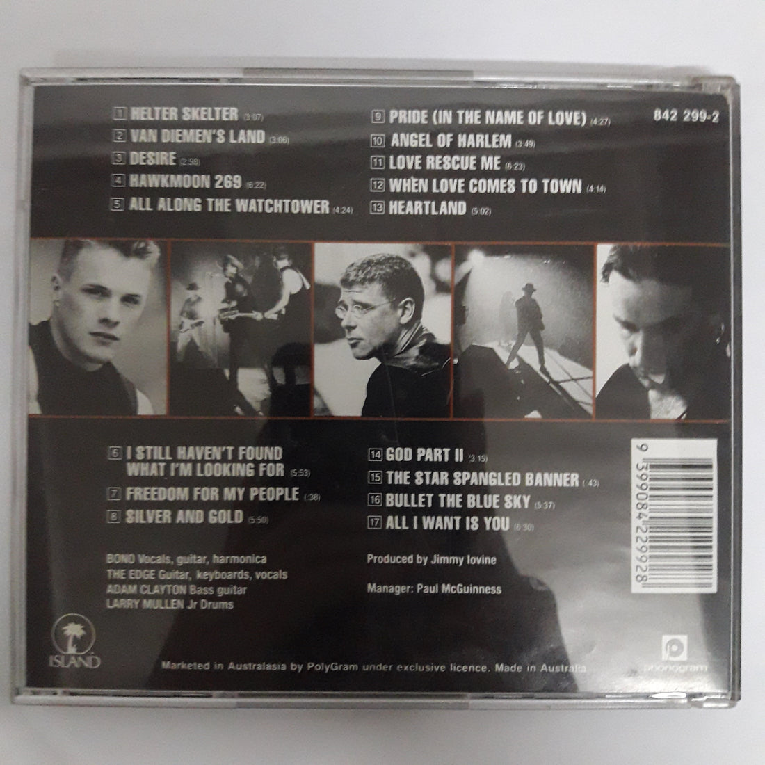 ซีดี U2 - Rattle And Hum CD VG+