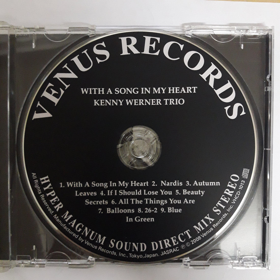 ซีดี Kenny Werner Trio - With A Song In My Heart CD VG+