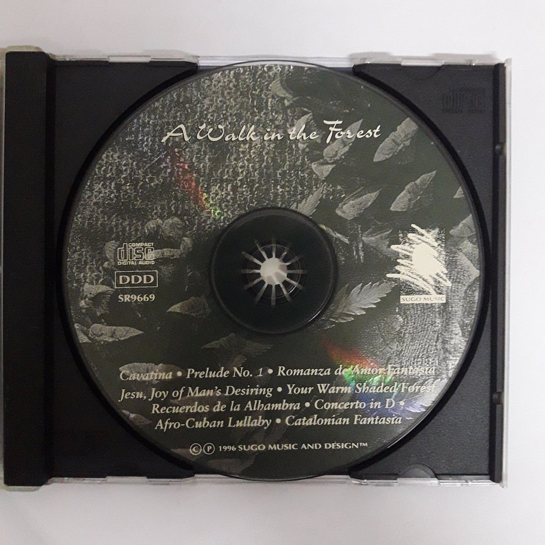 ซีดี Stevan Pasero, Richard Patterson, Marc Teicholz - A Walk In The Forest - Classical Guitar With Nature Sounds CD VG+