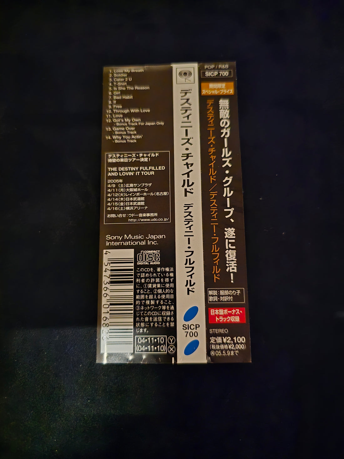 Destiny's Child - Destiny Fulfilled CD VG+