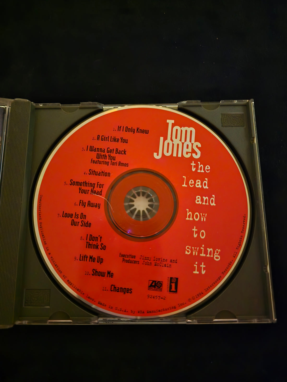Tom Jones - The Lead And How To Swing It CD NM or M-