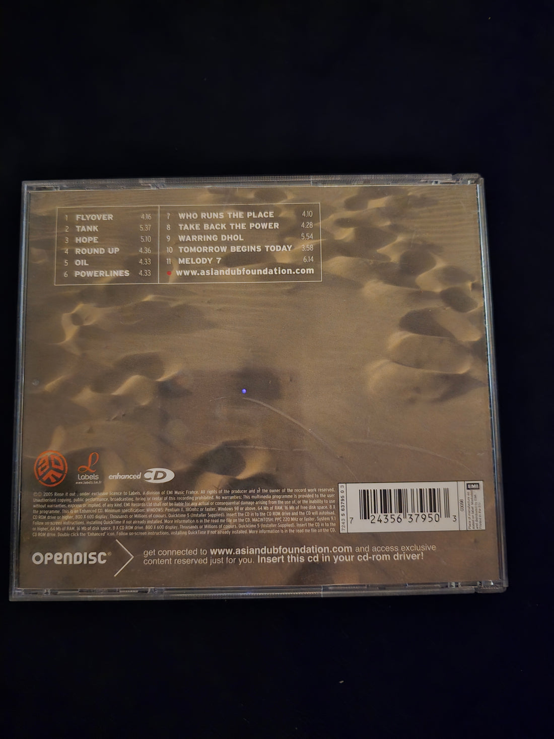 Asian Dub Foundation - Tank CD VG+