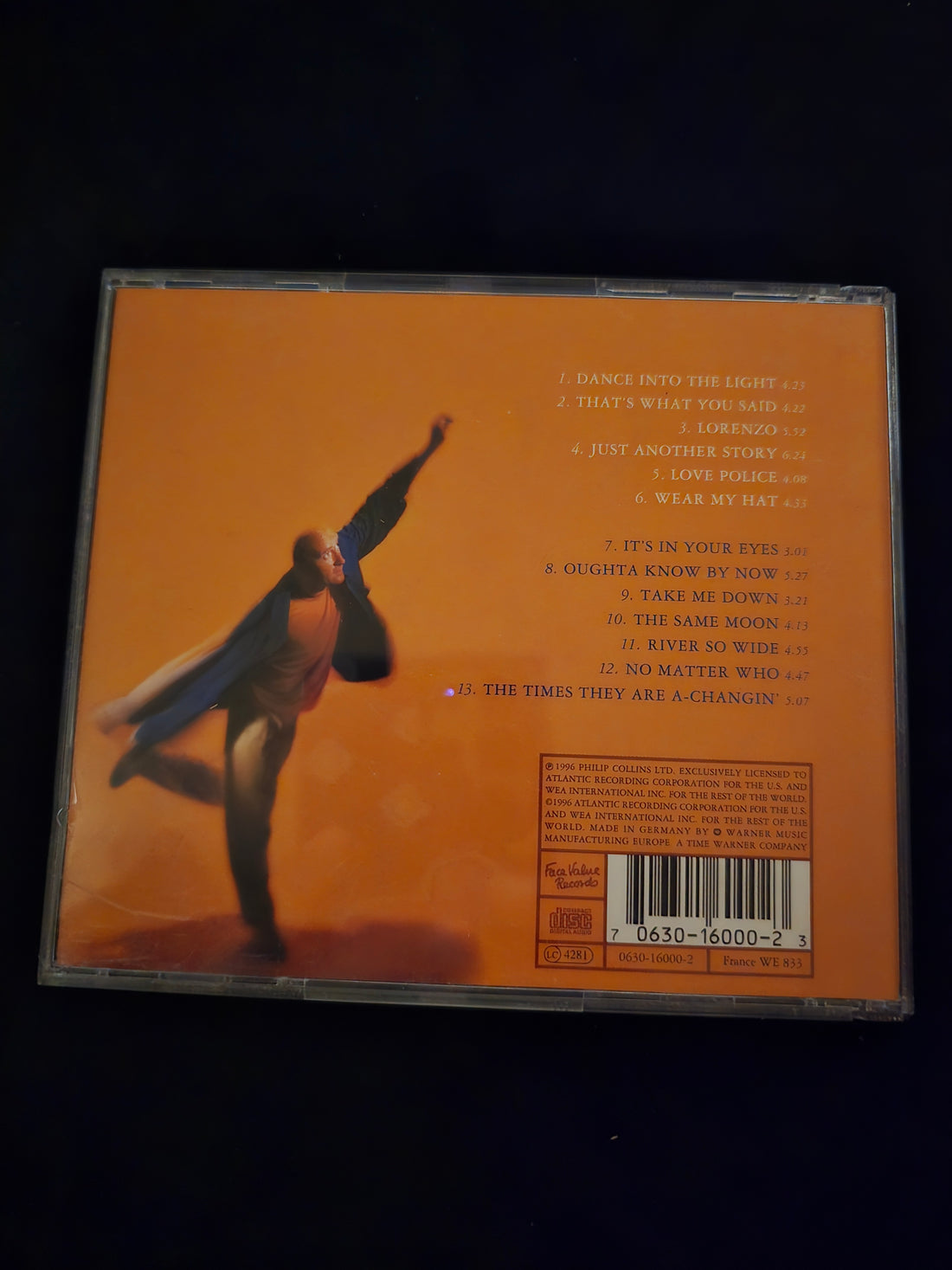 Phil Collins - Dance Into The Light CD NM or M-