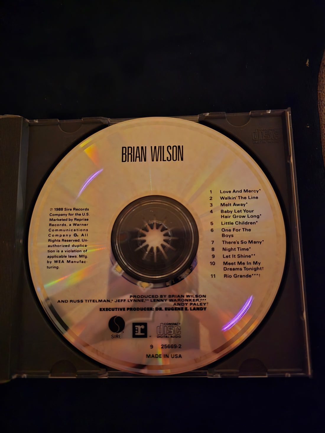 Brian Wilson - Brian Wilson CD NM or M-