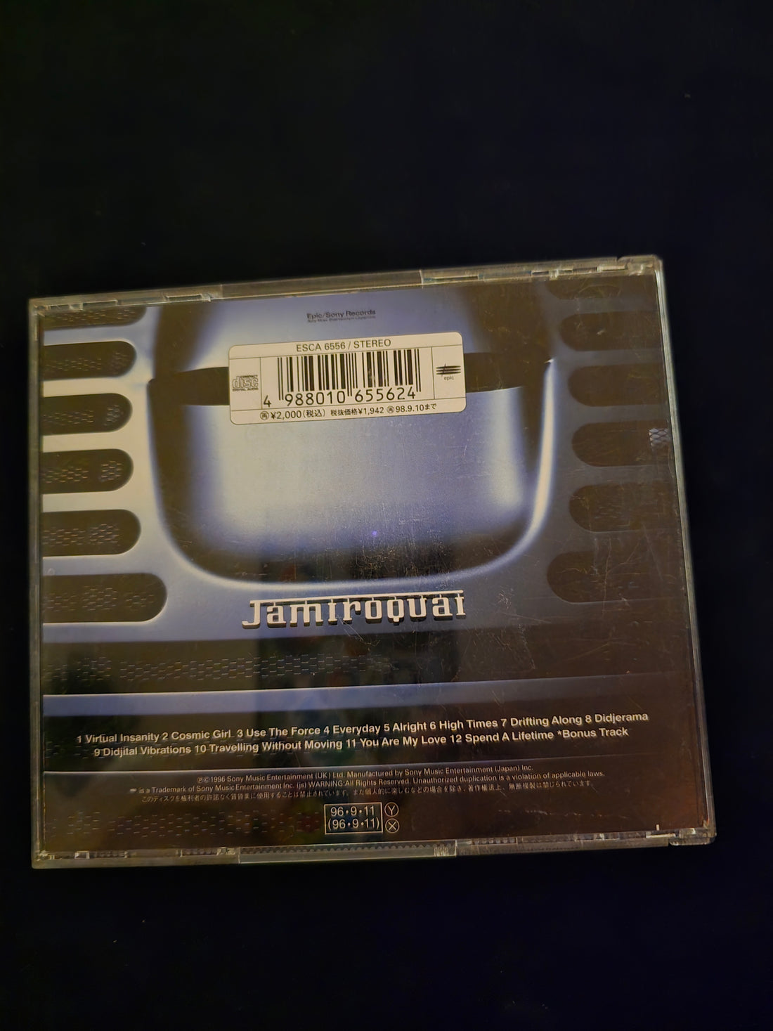 Jamiroquai - Travelling Without Moving CD NM or M-