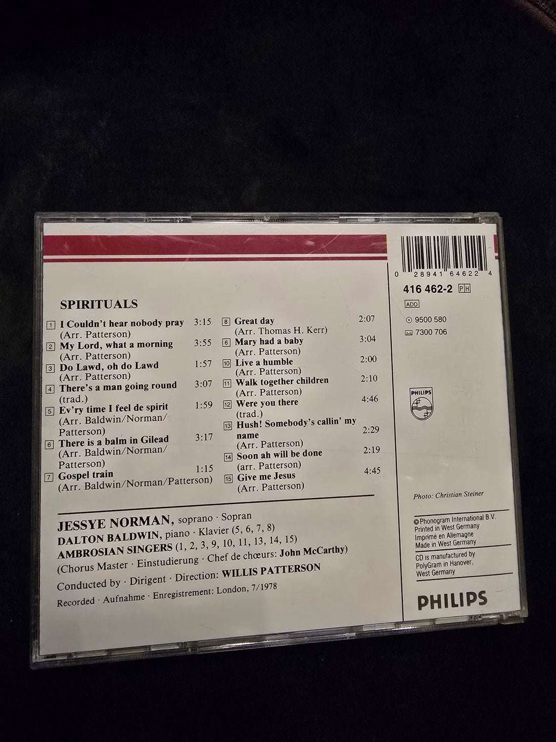 Jessye Norman - Spirituals CD VG+