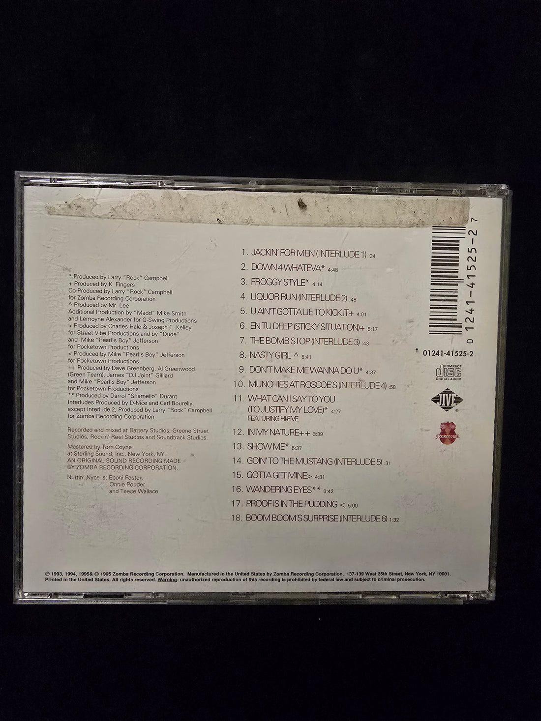 Nuttin' Nyce - Down 4 Whateva... CD VG+