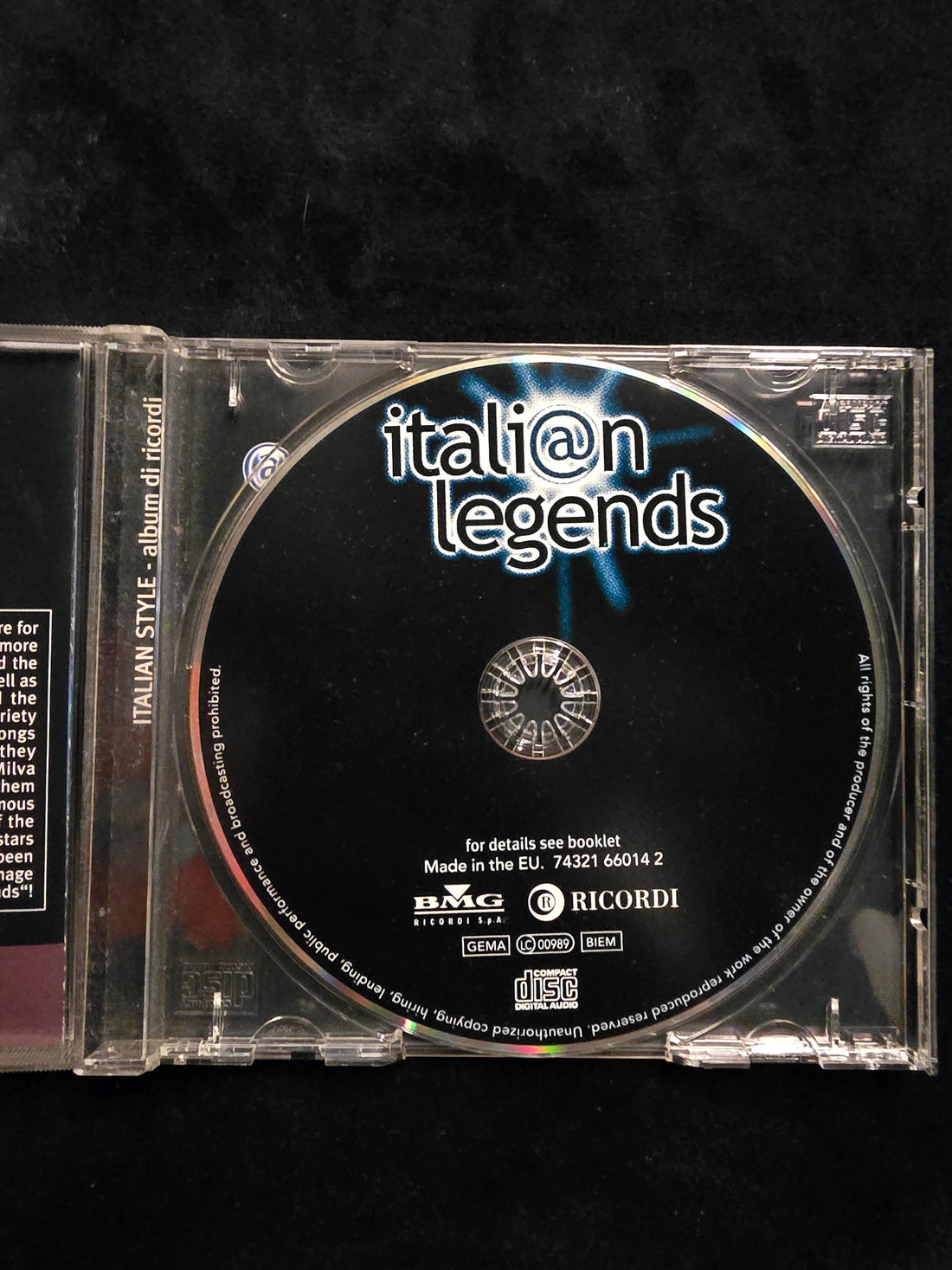 Various - Italian Legends CD VG+