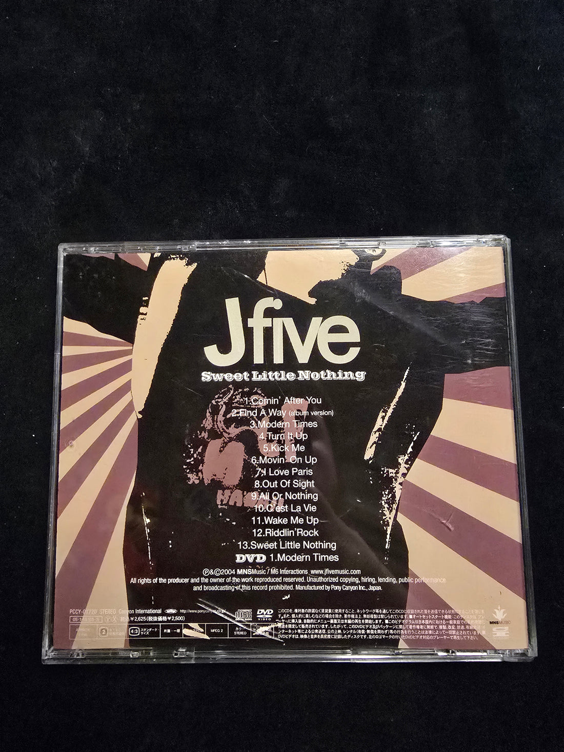 J-Five - Sweet Little Nothing CD NM or M-