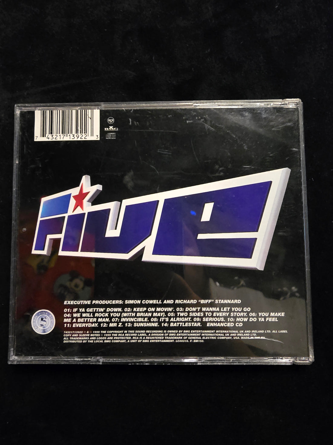 Five - Invincible CD VG+