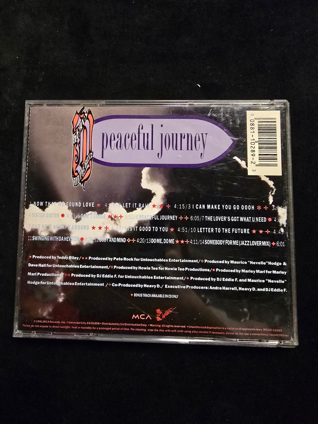 Heavy D. & The Boyz - Peaceful Journey CD VG