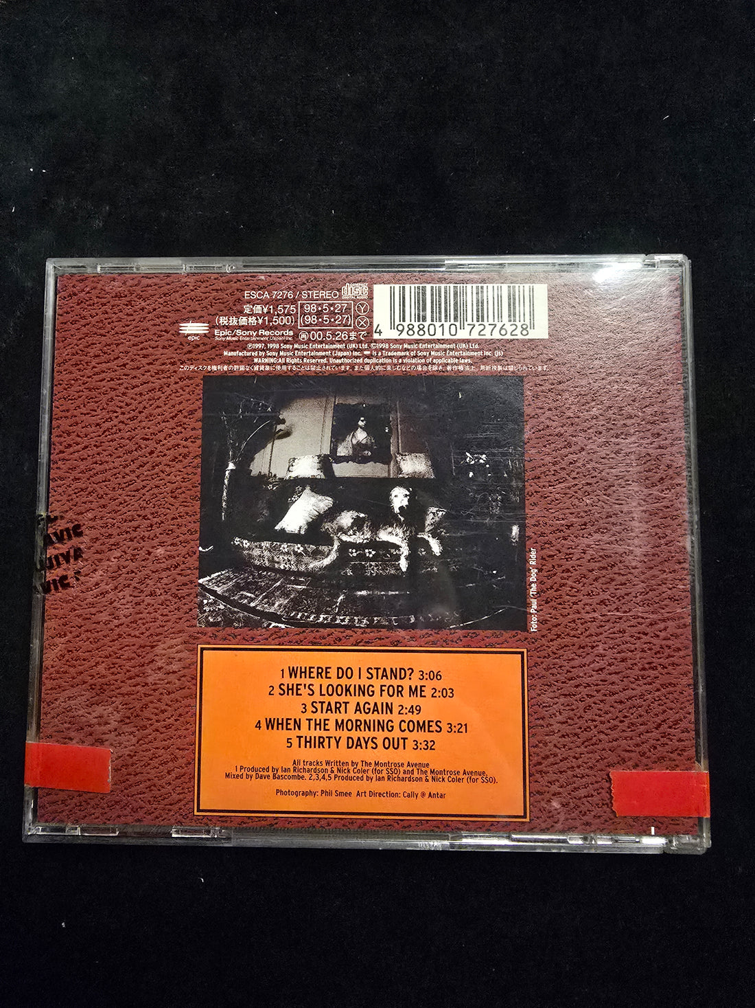 The Montrose Avenue - Where Do I Stand? CD NM or M-