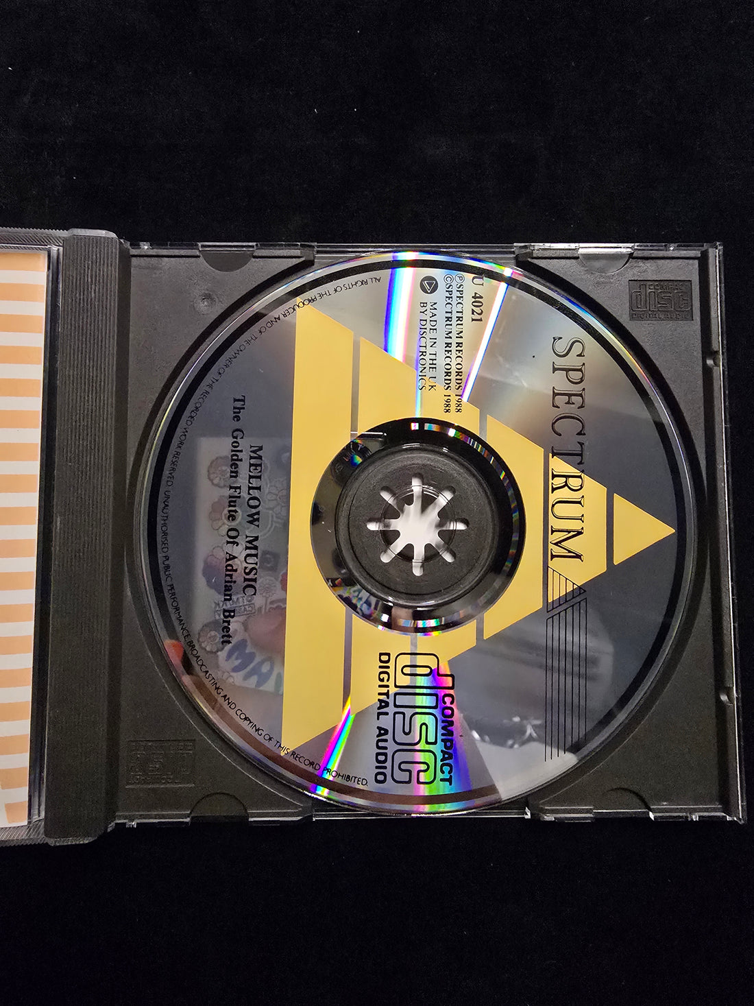 Adrian Brett - Mellow Music – The Golden Flute Of Adrian Brett CD NM or M-