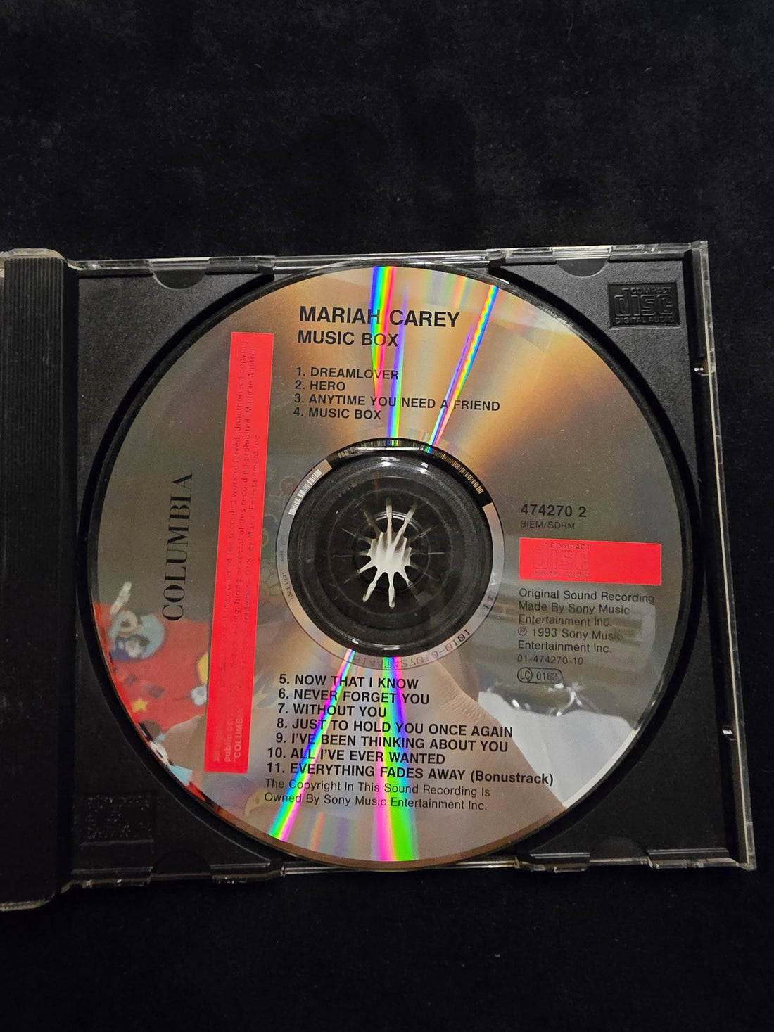 ซีดี Mariah Carey - Music Box CD VG+