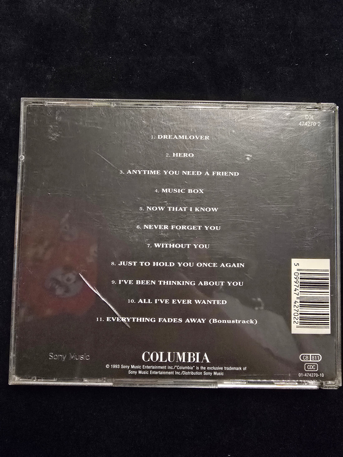 ซีดี Mariah Carey - Music Box CD VG+