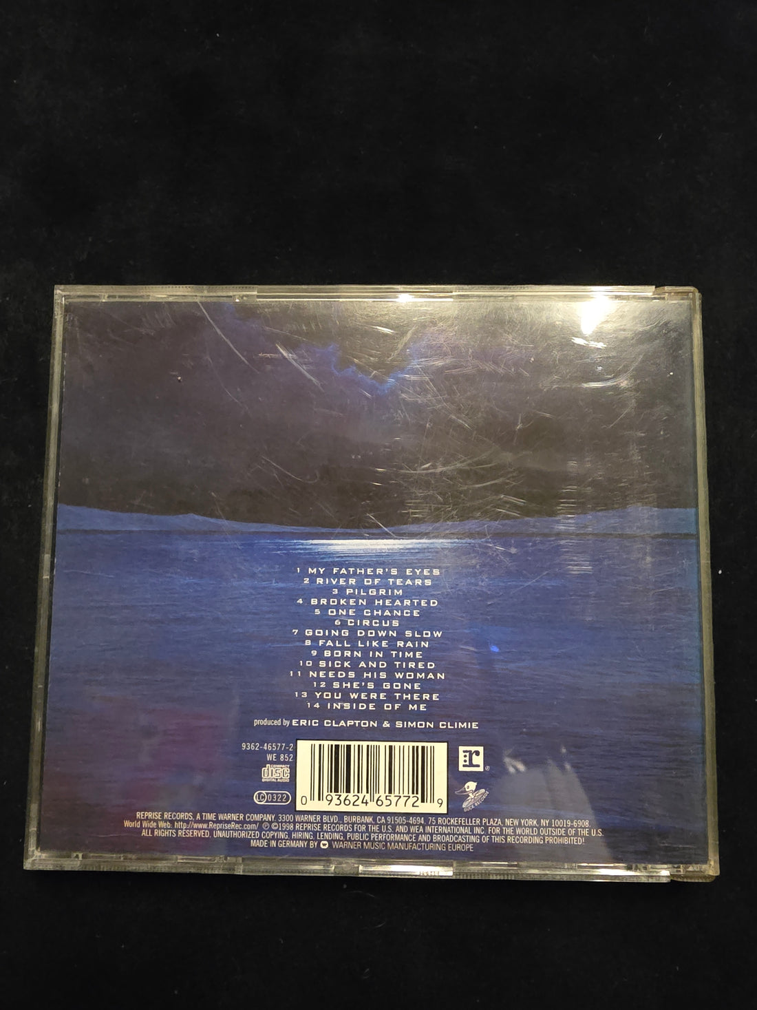 ซีดี Eric Clapton - Pilgrim CD NM or M-