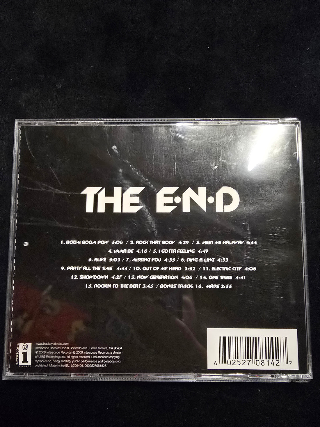ซีดี Black Eyed Peas - The E.N.D CD NM or M-