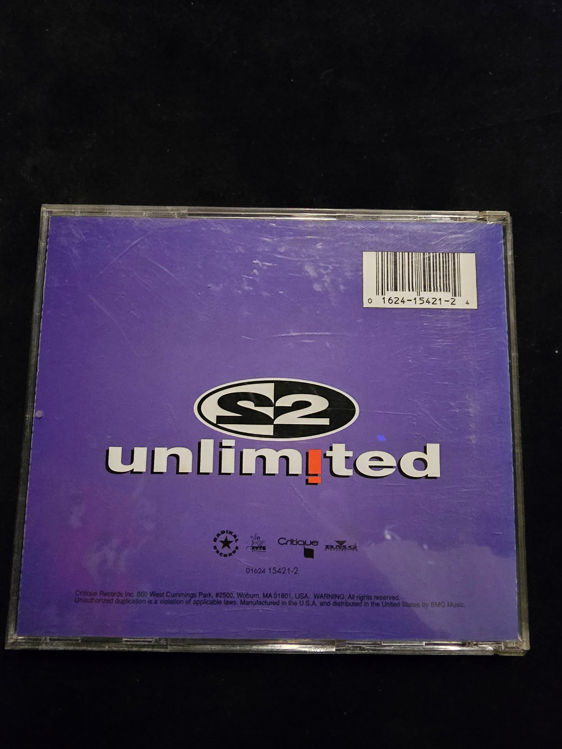ซีดี 2 Unlimited - Real Things CD VG+