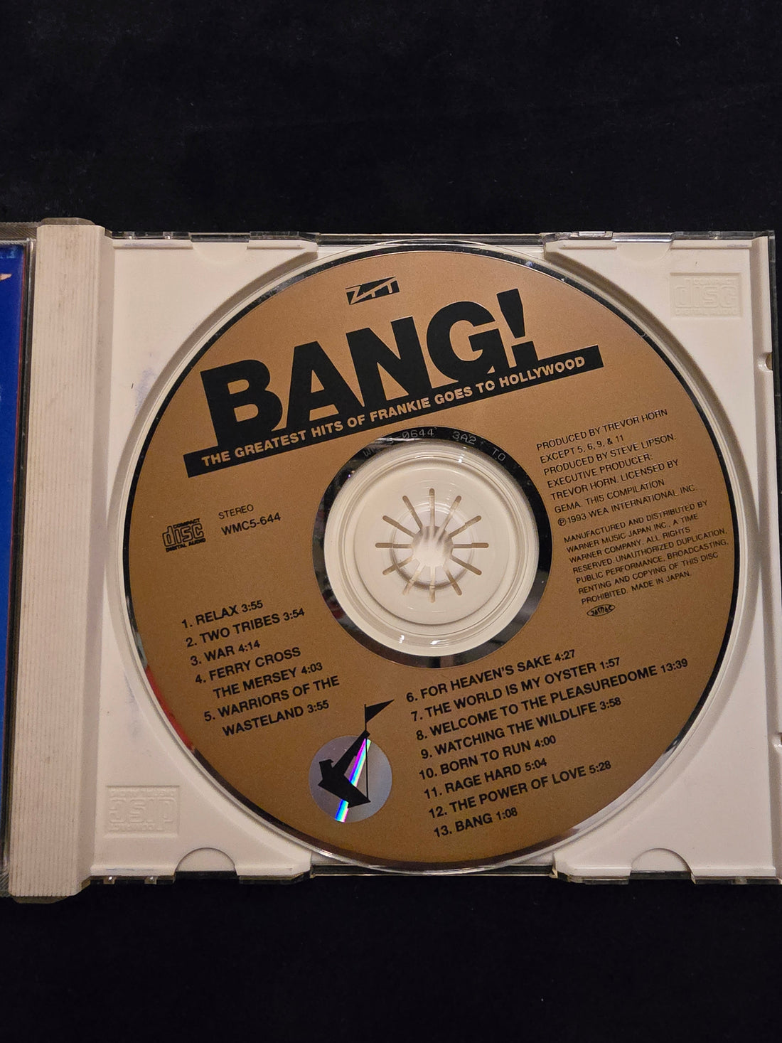 ซีดี Frankie Goes To Hollywood - Bang!...The Greatest Hits Of Frankie Goes To Hollywood CD VG+