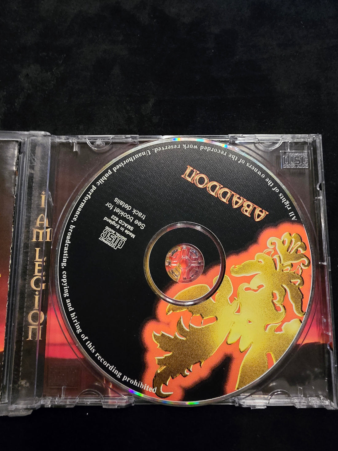 ซีดี Abaddon - I Am Legion CD VG+